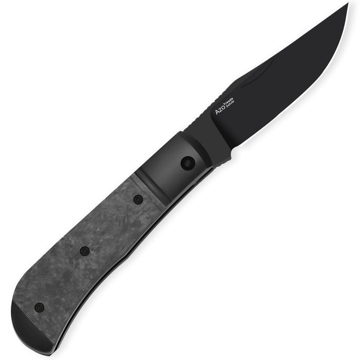 Kizer Ki3761A1 Trestle (S45VN, Clip Point, DLC, Titanium/Carbon Fiber) Slip Joint Pocket Knife