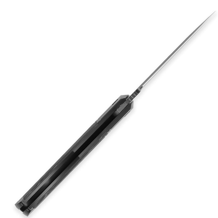 Kizer Ki3761A1 Trestle (S45VN, Clip Point, DLC, Titanium/Carbon Fiber) Slip Joint Pocket Knife