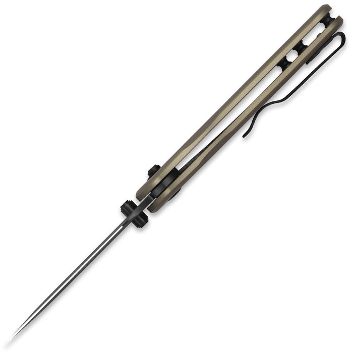 Kizer V3619.2CD1 Drop Bear 2 (Nitro V, Drop Point, Black, Aluminum) Pocket Knife