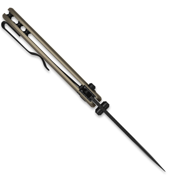 Kizer V3619.2CD1 Drop Bear 2 (Nitro V, Drop Point, Black, Aluminum) Pocket Knife