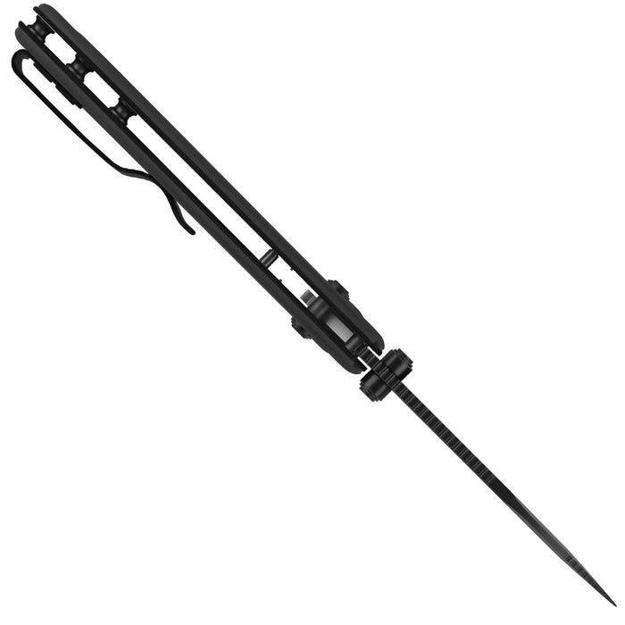 Kizer V3619.2KD2 Drop Bear 2 (Nitro V, Drop Point, Black DLC, Aluminum) Pocket Knife