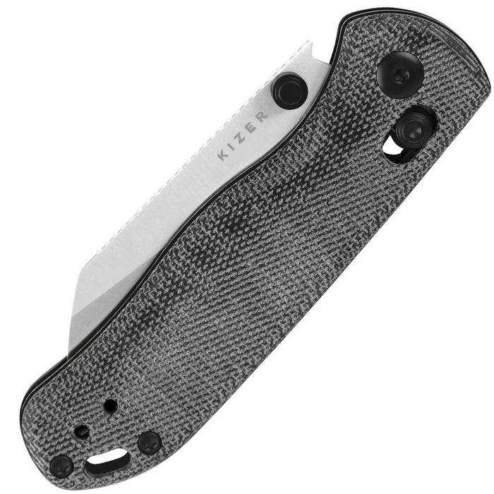 Kizer V3619.2KS1 Drop Bear 2 (Nitro V, Sheepsfoot, Satin, Micarta) Pocket Knife