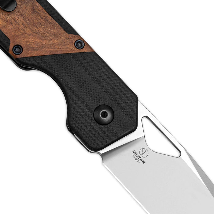 Kizer V3634C2 Militaw (154CM, Drop Point, G10/Mkuruti) Pocket Knife
