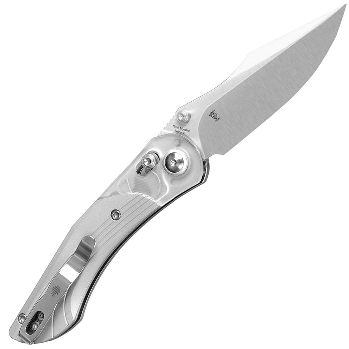Kizer V3636A1 Mini Mystic (Nitro V, Clip Point, Satin, Acrylic/Aluminum) Pocket Knife