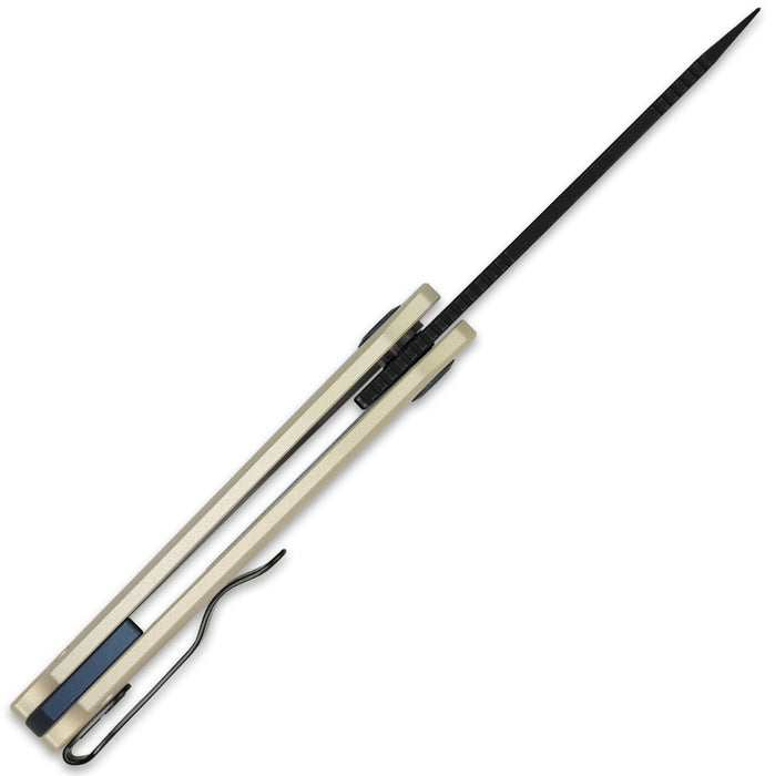 Kizer V3770A3 Seagull (14C28N, Drop Point, Stonewashed, Aluminum) Pocket Knife