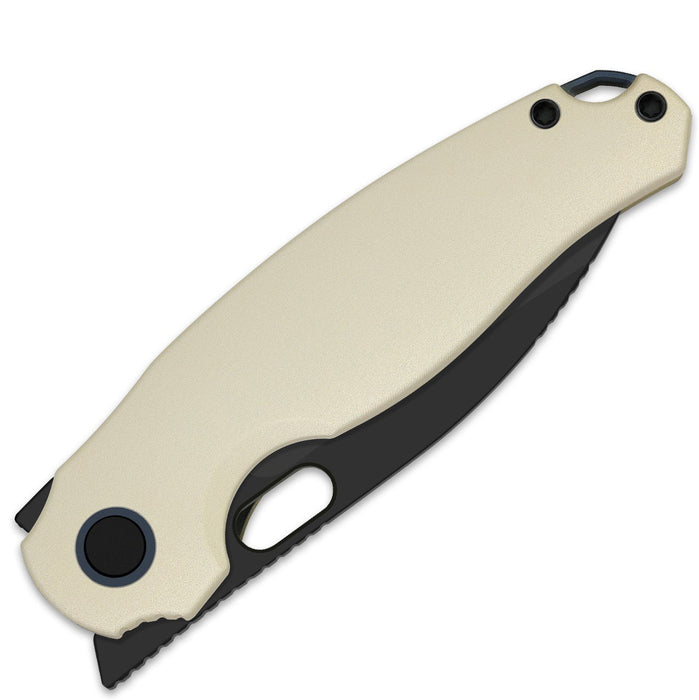 Kizer V3770A3 Seagull (14C28N, Drop Point, Stonewashed, Aluminum) Pocket Knife