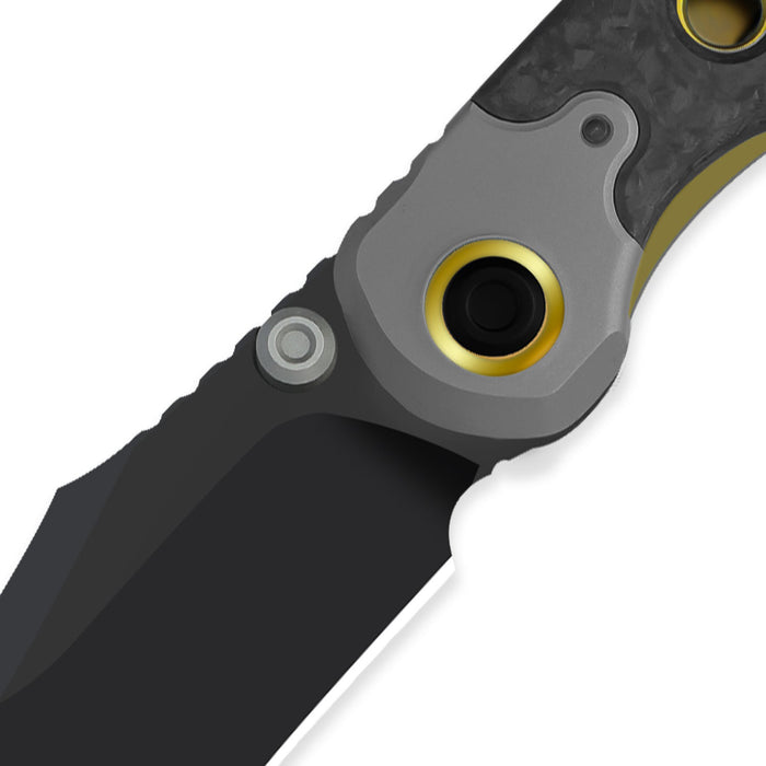 Kizer ZX-FK03A1 Pioneer (M390, Clip Point, Stonewashed, Titanium/Carbon Fiber) Pocket Knife