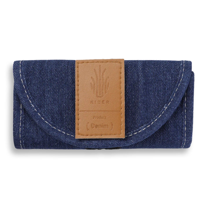 Kizer Denim Knife Roll Storage Pouch