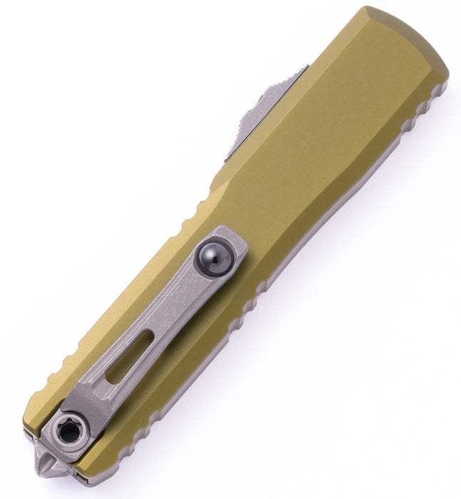 Microtech 11224-10APOD Ultratech GEN IV (M390MK, Dagger, Aluminum, Apocalyptic) Automatic Pocket Knife