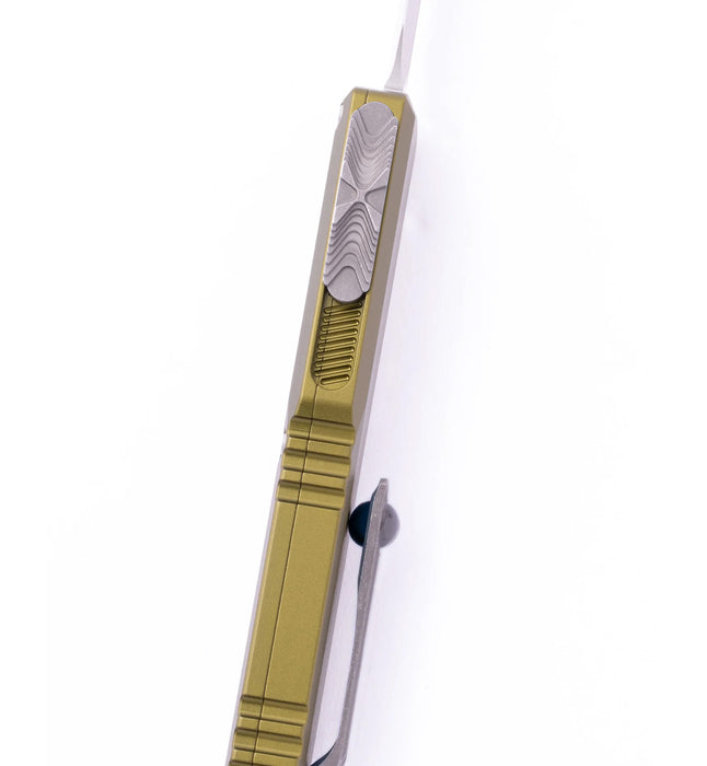 Microtech 11224-10APOD Ultratech GEN IV (M390MK, Dagger, Aluminum, Apocalyptic) Automatic Pocket Knife