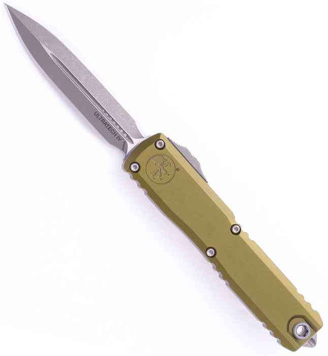 Microtech 11224-10APOD Ultratech GEN IV (M390MK, Dagger, Aluminum, Apocalyptic) Automatic Pocket Knife