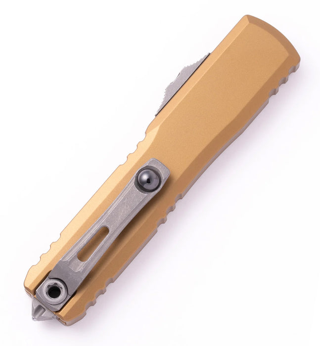 Microtech 11224-10APTA Ultratech GEN IV (M390MK, Dagger, Aluminum, Apocalyptic) Automatic Pocket Knife