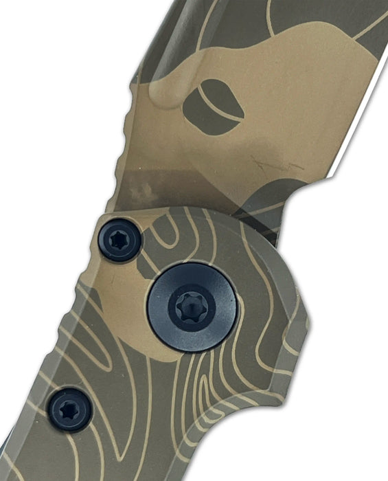 Microtech 1136S-1TPBNCS-Z4 LUDT (Tanto, M390MK, Badlands Camo, Aluminum) Automatic Pocket Knife