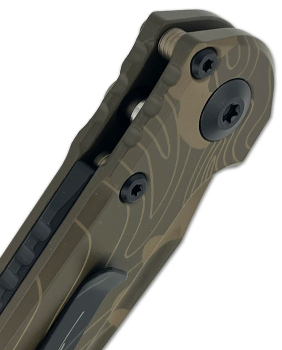 Microtech 1136S-1TPBNCS-Z4 LUDT (Tanto, M390MK, Badlands Camo, Aluminum) Automatic Pocket Knife