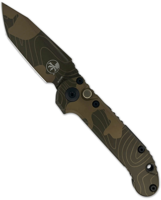 Microtech 1136S-1TPBNCS-Z4 LUDT (Tanto, M390MK, Badlands Camo, Aluminum) Automatic Pocket Knife