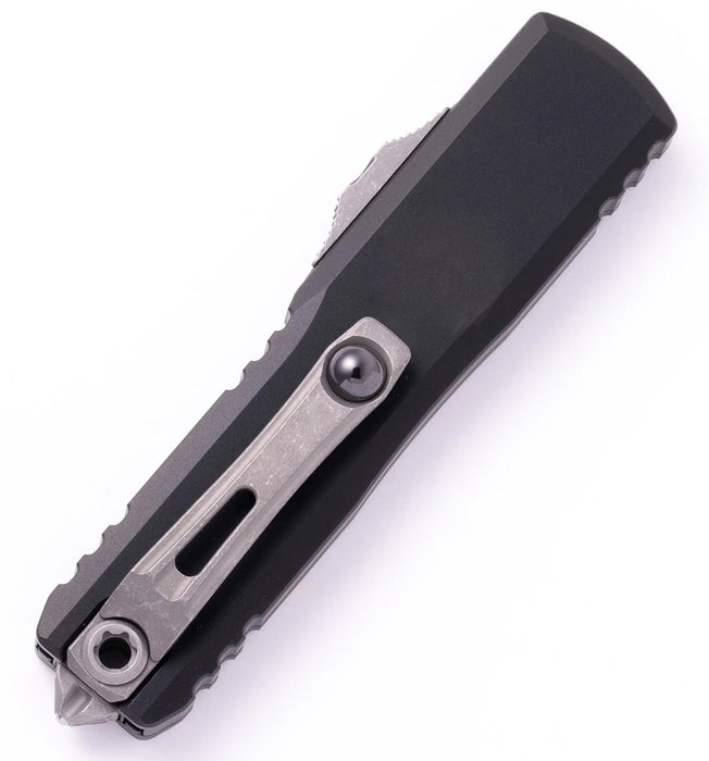 Microtech 12324-10AP UTX-85 GEN IV (M390MK, Dagger, Aluminum, Apocalyptic) Automatic Pocket Knife