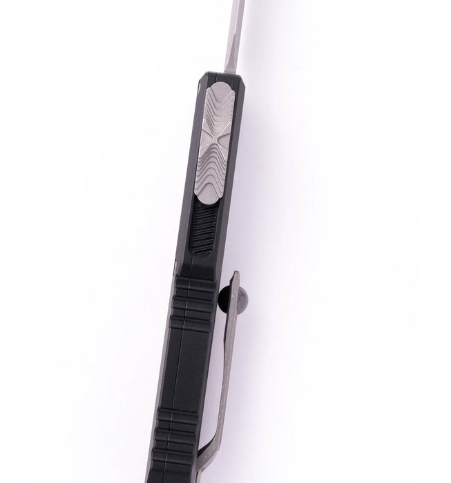 Microtech 12324-10AP UTX-85 GEN IV (M390MK, Dagger, Aluminum, Apocalyptic) Automatic Pocket Knife