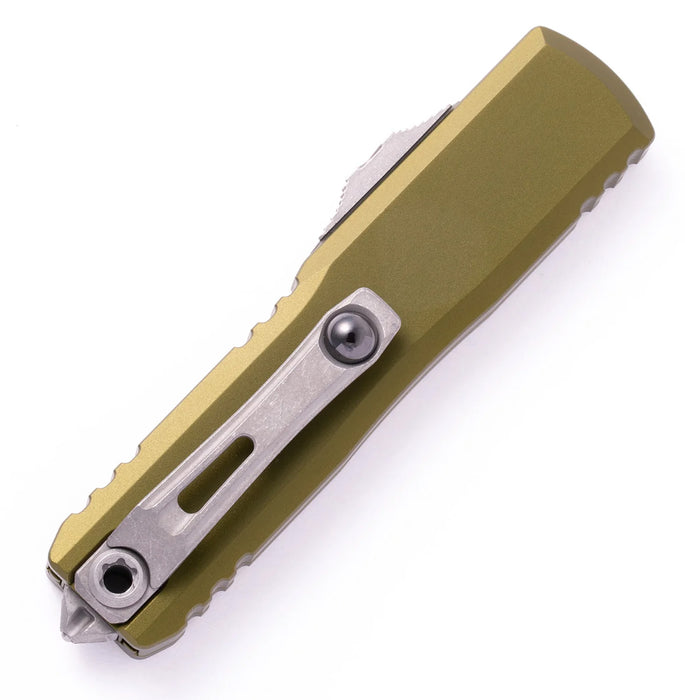 Microtech 12324-10APOD UTX-85 GEN IV (M390MK, Dagger, Aluminum, Apocalyptic) Automatic Pocket Knife