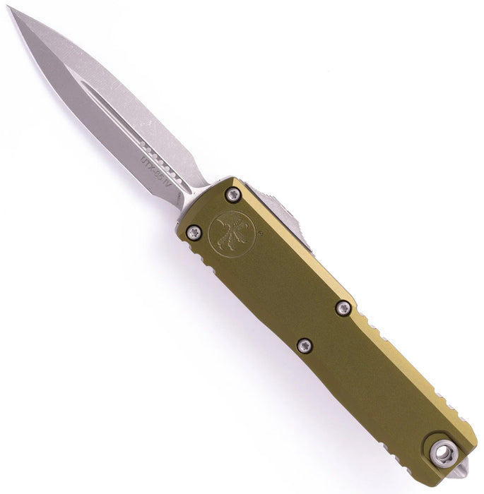 Microtech 12324-10APOD UTX-85 GEN IV (M390MK, Dagger, Aluminum, Apocalyptic) Automatic Pocket Knife