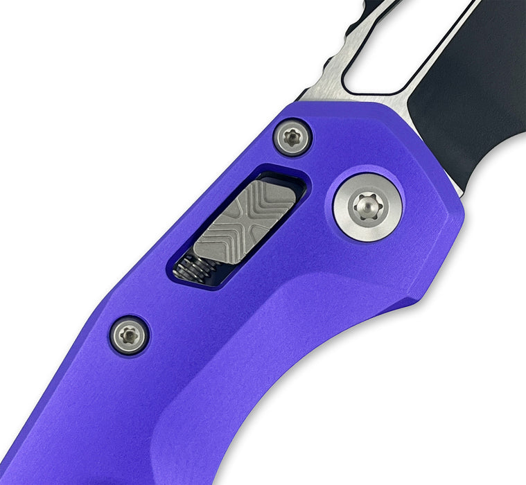 Microtech 210-1PU MSI RAM-LOK (M390MK, Sheepsfoot, Aluminum) Pocket Knife