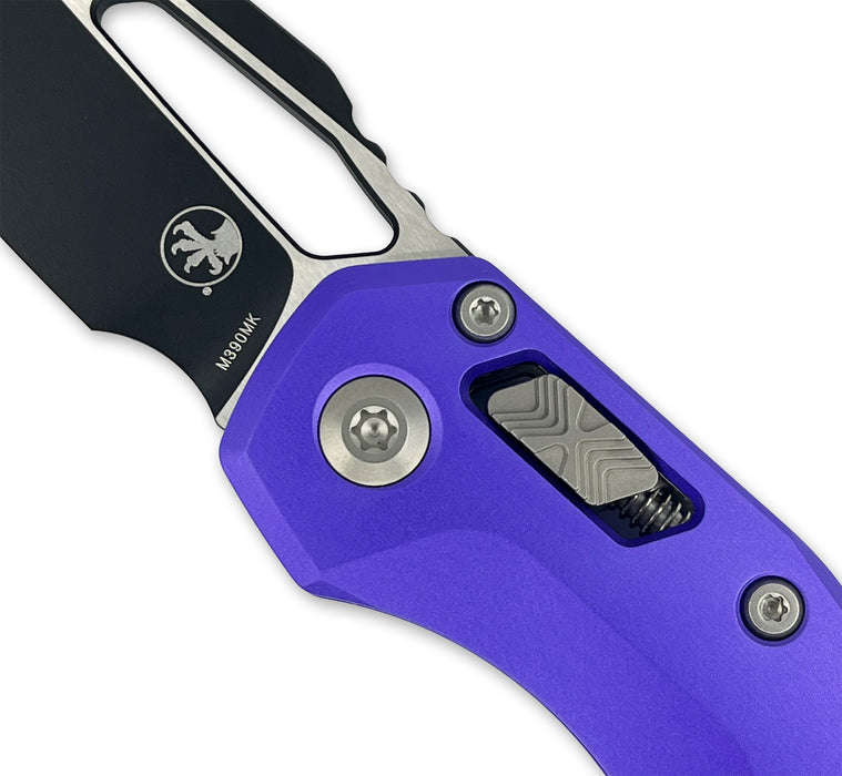 Microtech 210-1PU MSI RAM-LOK (M390MK, Sheepsfoot, Aluminum) Pocket Knife