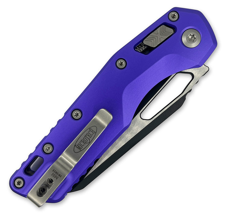 Microtech 210-1PU MSI RAM-LOK (M390MK, Sheepsfoot, Aluminum) Pocket Knife
