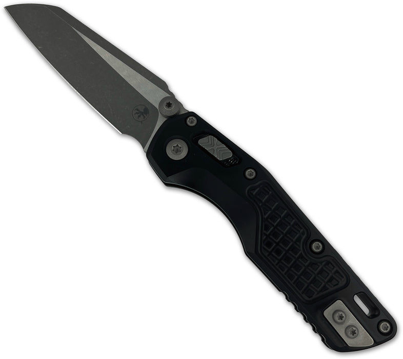 Microtech 210M-10APFR MSI Mini (M390MK, Sheepsfoot, Apocalyptic, Aluminum, Black) Pocket Knife