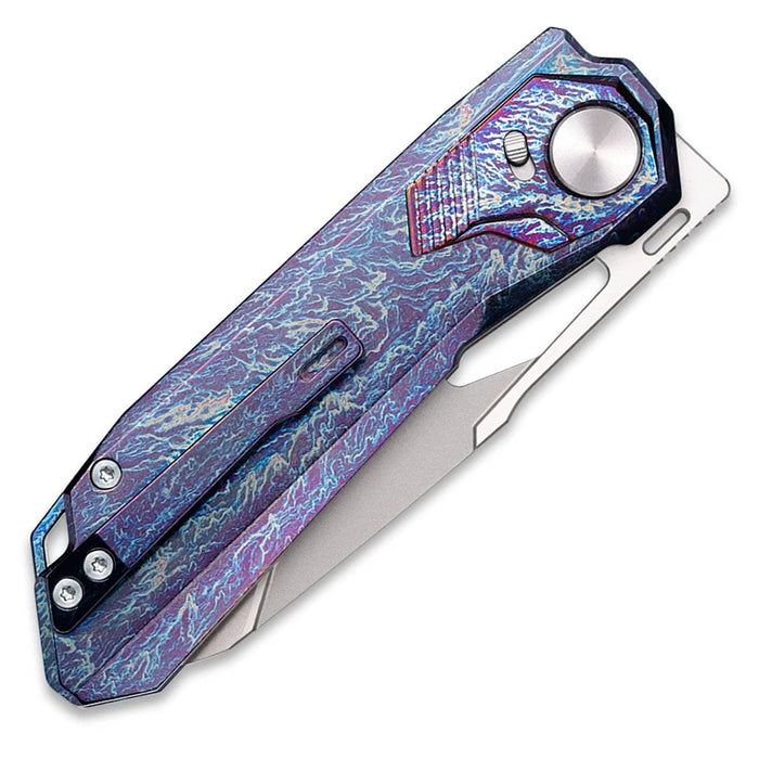 Remette RTT1-TX Peregrine Falcon (M390, Reverse Tanto, Satin, Titanium) Pocket Knife