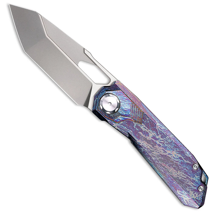 Remette RTT1-TX Peregrine Falcon (M390, Reverse Tanto, Satin, Titanium) Pocket Knife