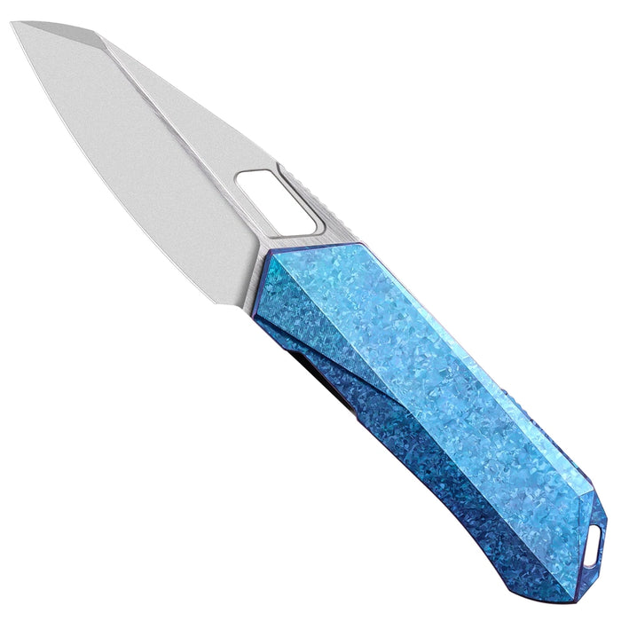 Remette RTWP-IB Woodpecker (M390, Reverse Tanto, Satin, Titanium) Pocket Knife