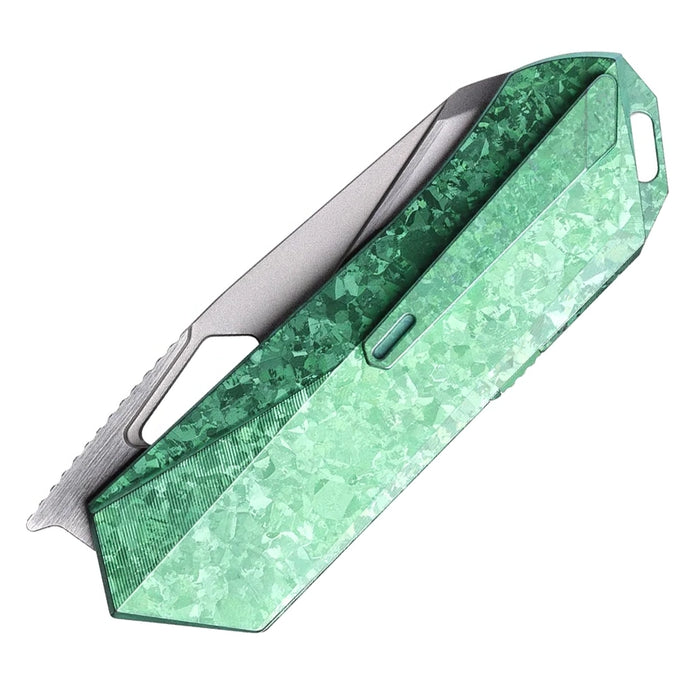 Remette RTWP-IG Woodpecker (M390, Reverse Tanto, Satin, Titanium) Pocket Knife