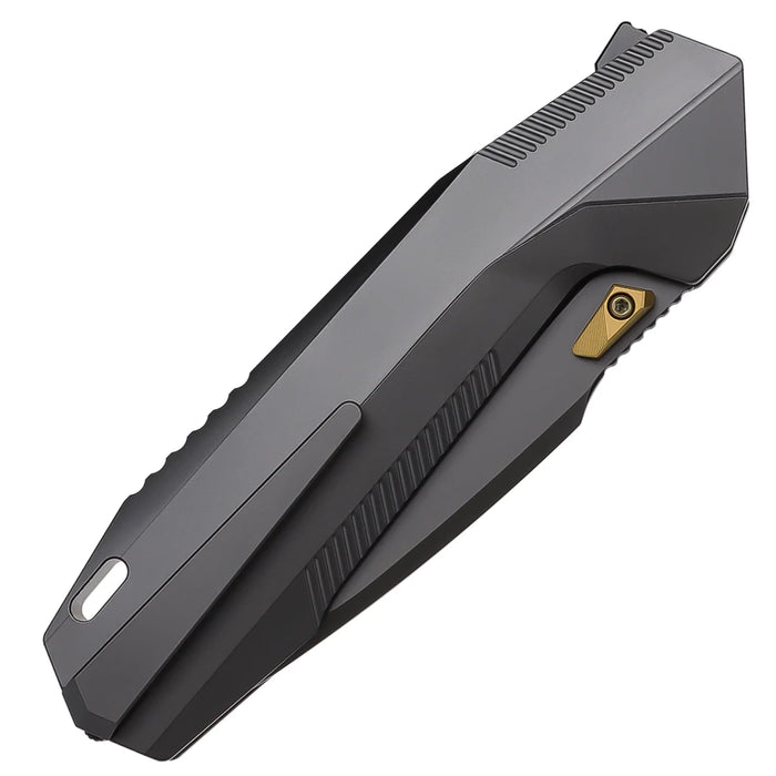 Remette RT-WK1-F Disassembly (M390, Drop Point, DLC, Titanium) Pocket Knife