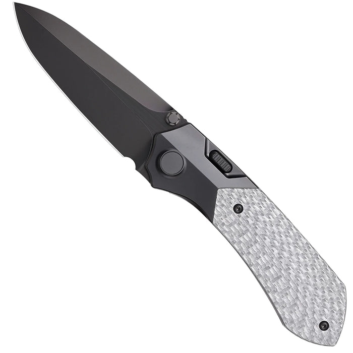 Remette RTPT-BD RT-Meteor (M390, Drop Point, DLC, Titanium) Pocket Knife