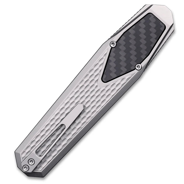 Remette ZL101A1 RT-Swordfish (M390, Tanto, Pearlescent, Titanium, Ceramic Sandblasting) Gravity Knife