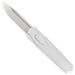 White folding knife on a white background