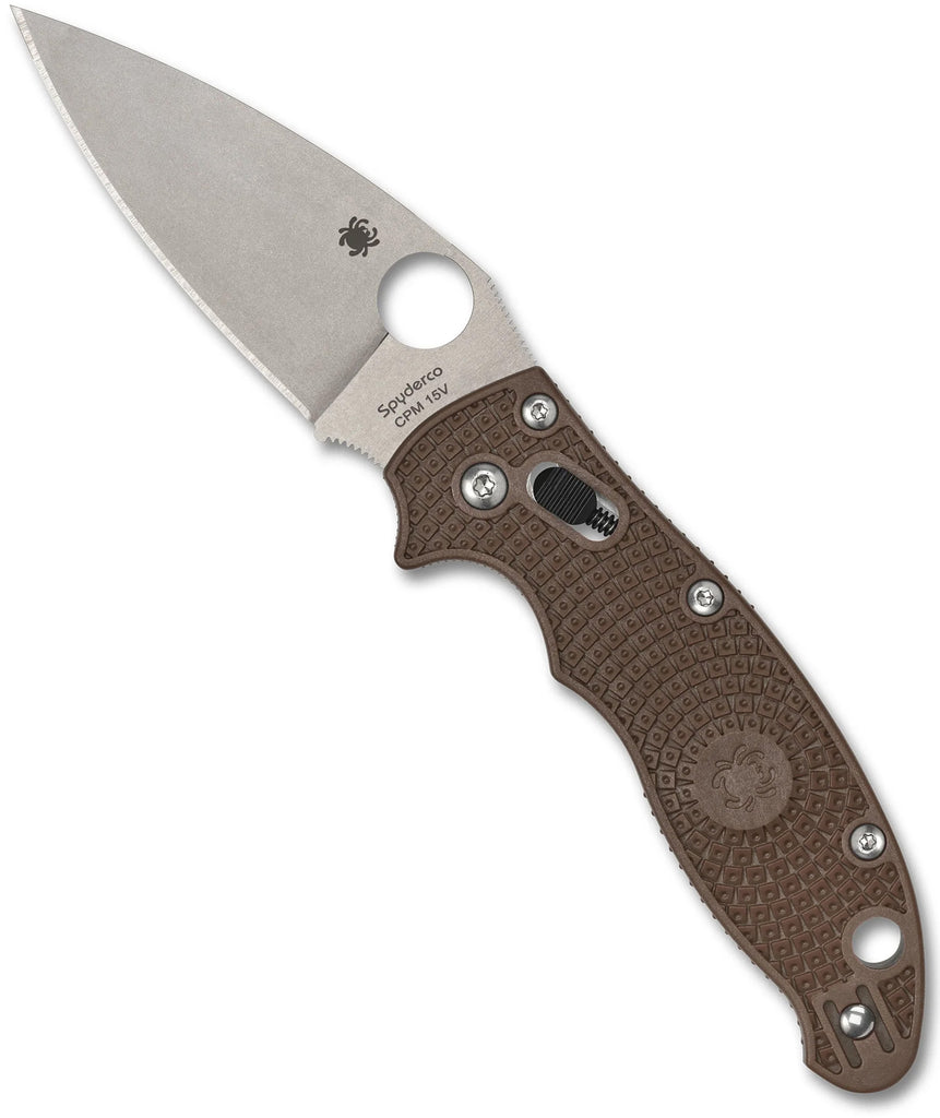 Spyderco C101PBN15V2 Manix 2 (15V, Drop Point, Satin, Polymer