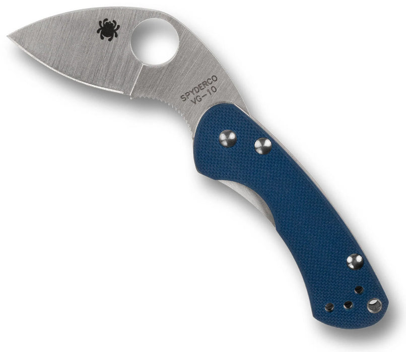 Spyderco C141GPCBL Balance (SPY27, Kukri, Satin, G10) Sprint Run Pocket Knife