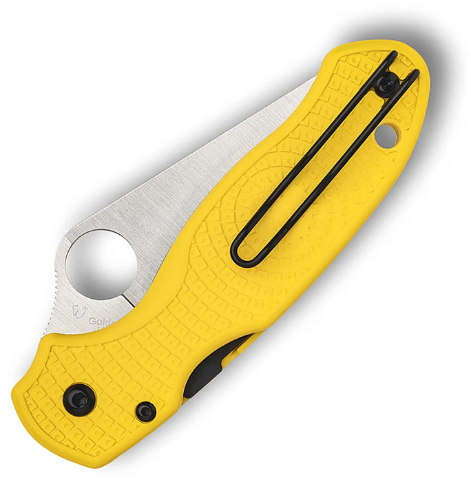 Spyderco C223PYL Para 3 Salt (MagnaCut, Clip Point, FRN) Lightweight Pocket Knife