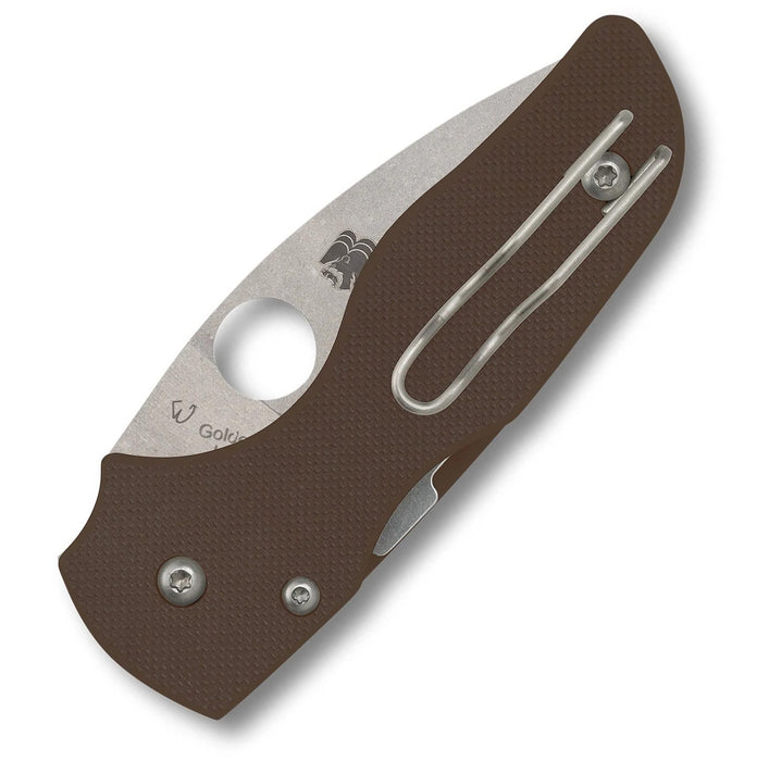 Spyderco C230GPBN15V Lil Native (15V, Leaf, G10, Stonewashed) Sprint Run Pocket Knife