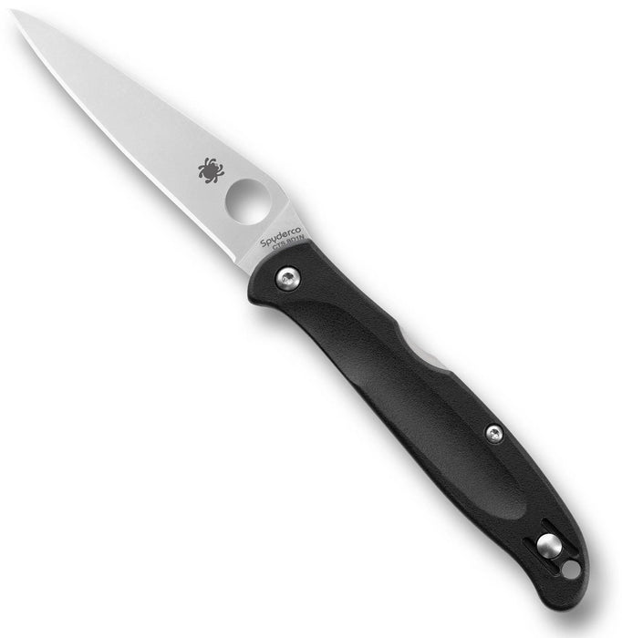 Spyderco C259PBK Charisma (CTS-BD1N, Drop Point, Satin, FRN) Lightweight Pocket Knife