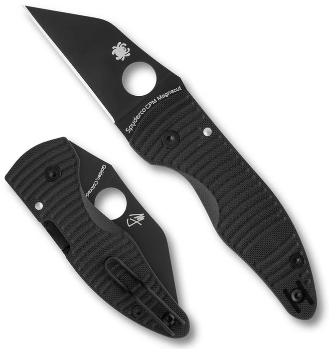 Spyderco C264GMCBKP MicroJimbo Salt (MagnaCut, Wharncliffe, G10) Pocket Knife