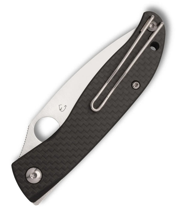 Spyderco C274CFP Mantra 4 (8Cr13MoV, Drop Point, Satin, Carbon Fiber) Pocket Knife