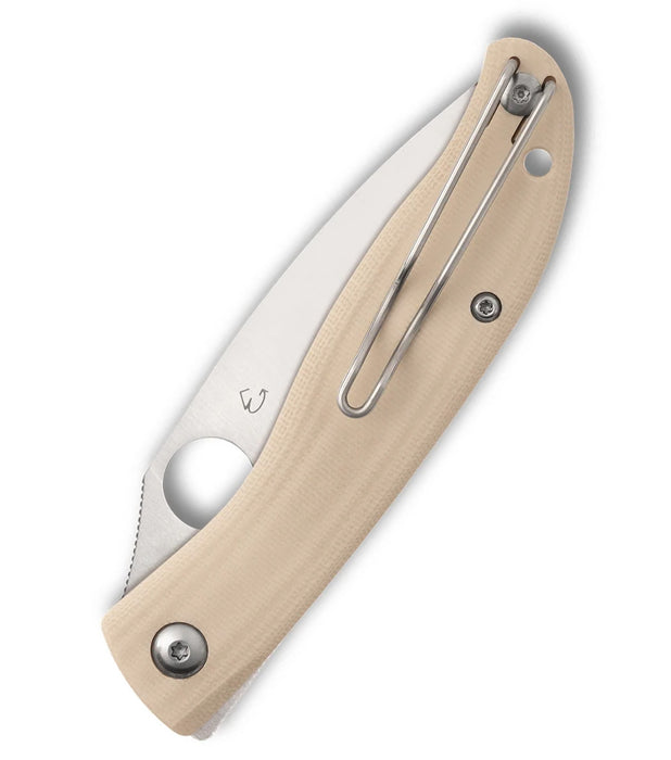 Spyderco C274GWP Mantra 4 (8Cr13MoV, Drop Point, Satin, G10) Pocket Knife