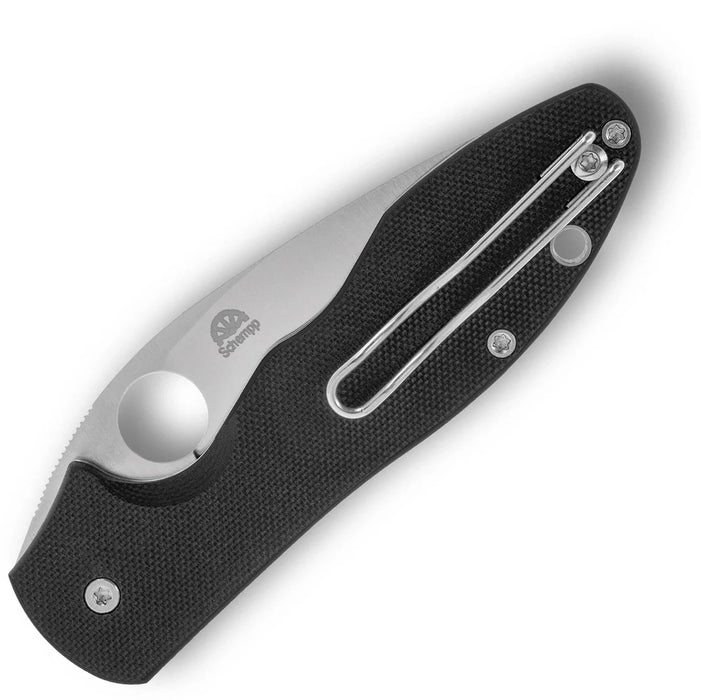 Spyderco C276GP Retract (9Cr18MoV, Kukri, Satin, G10) Pocket Knife