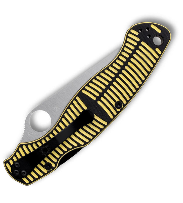 Spyderco C36GBKYLMCP2 Military 2 Salt (MagnaCut, Clip Point, G10) Pocket Knife