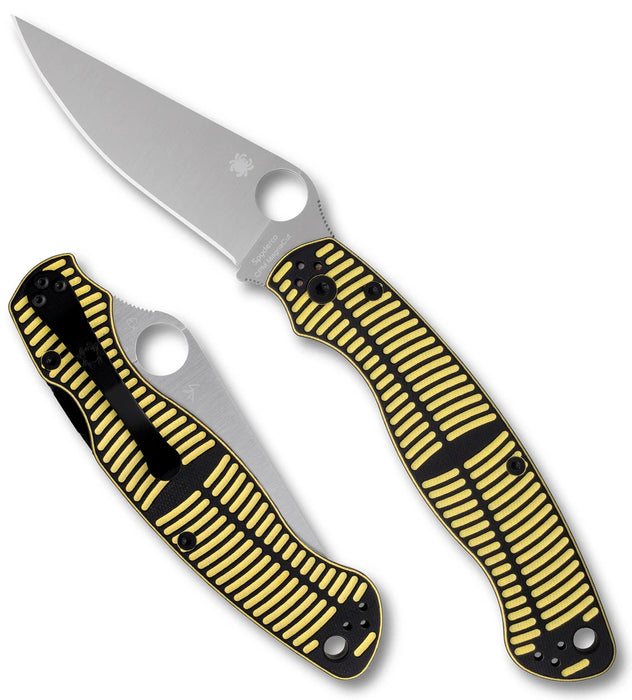 Spyderco C36GBKYLMCP2 Military 2 Salt (MagnaCut, Clip Point, G10) Pocket Knife