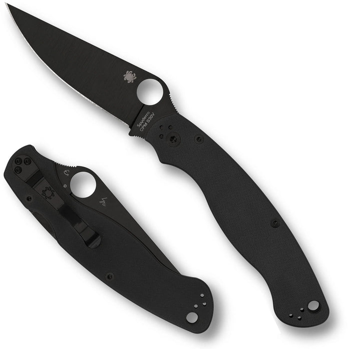 Spyderco C36GPBK2 Military 2 (S30V, Black, Clip Point, G10) Pocket Knife
