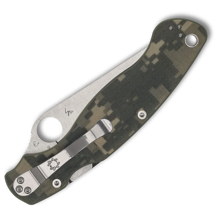 Spyderco C36GPCMO2 Military 2 (S30V, Clip Point, Satin, G10, Camo) Pocket Knife