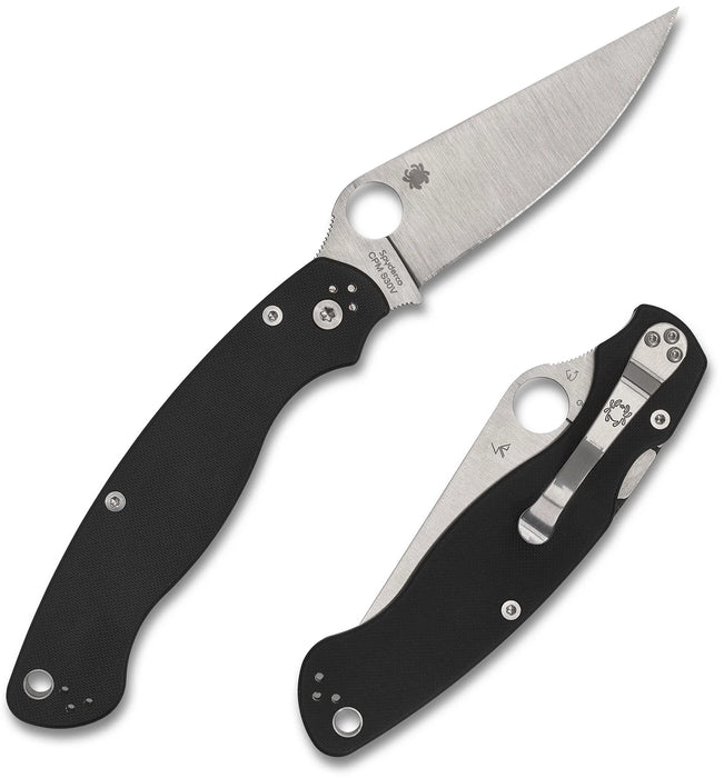Spyderco C36GPLE2 Military 2 (S30V, Clip Point, Satin, G10) Left Handed Pocket Knife