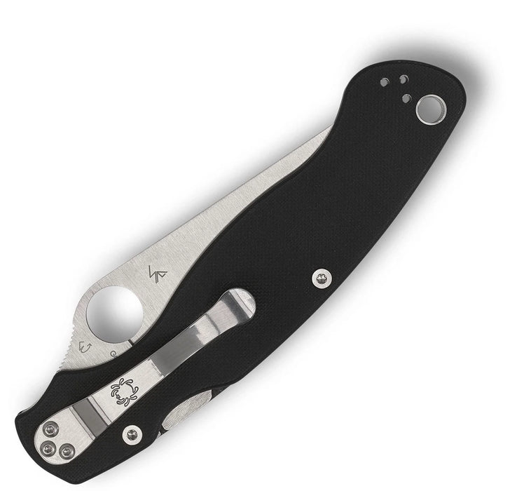 Spyderco C36GS2 Military 2 (S30V, Satin, Serrated, Clip Point, G10) Pocket Knife
